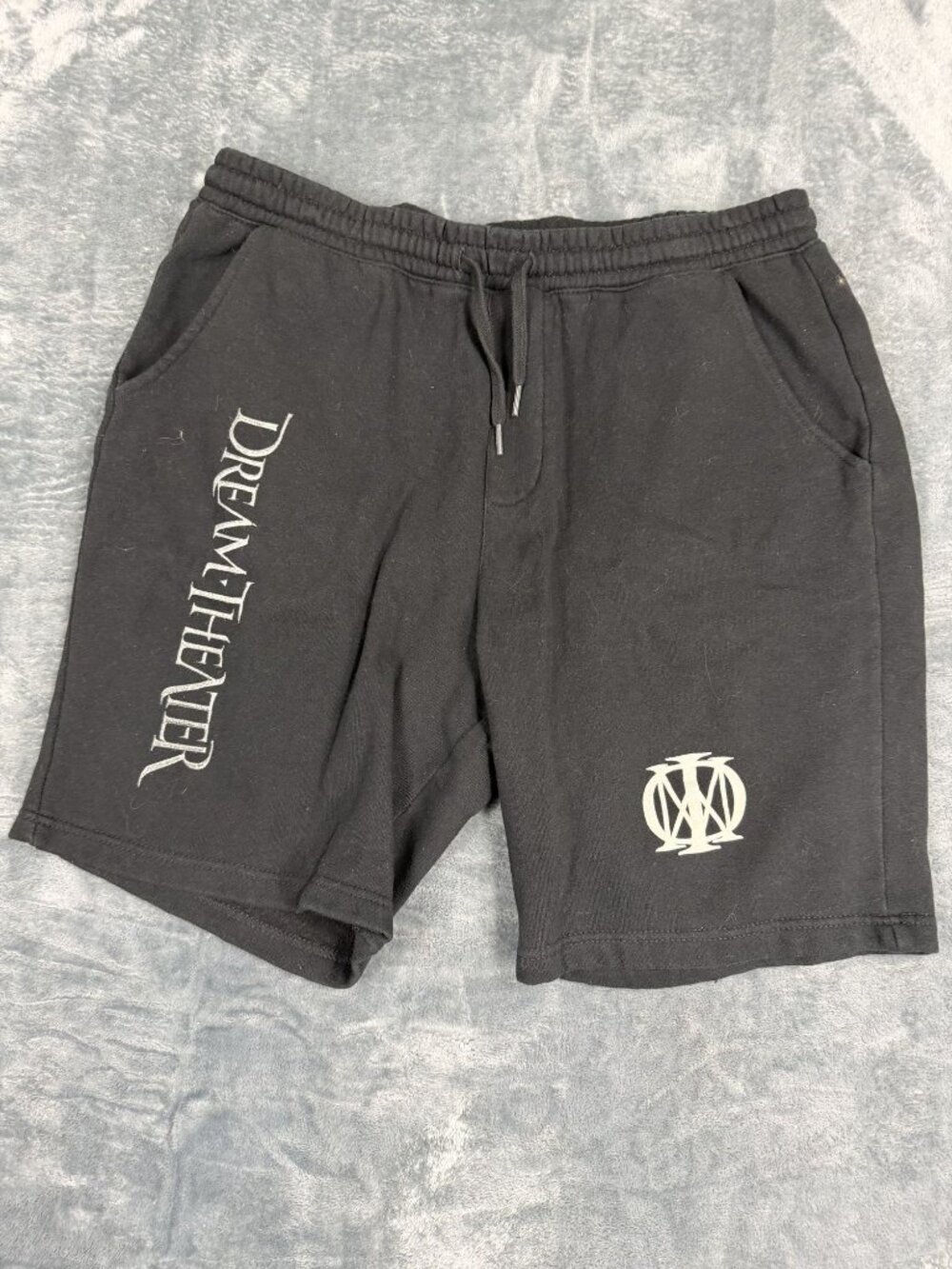 Dream Theater Band Logo Black Sweat Shorts XL Independent Trading Co.